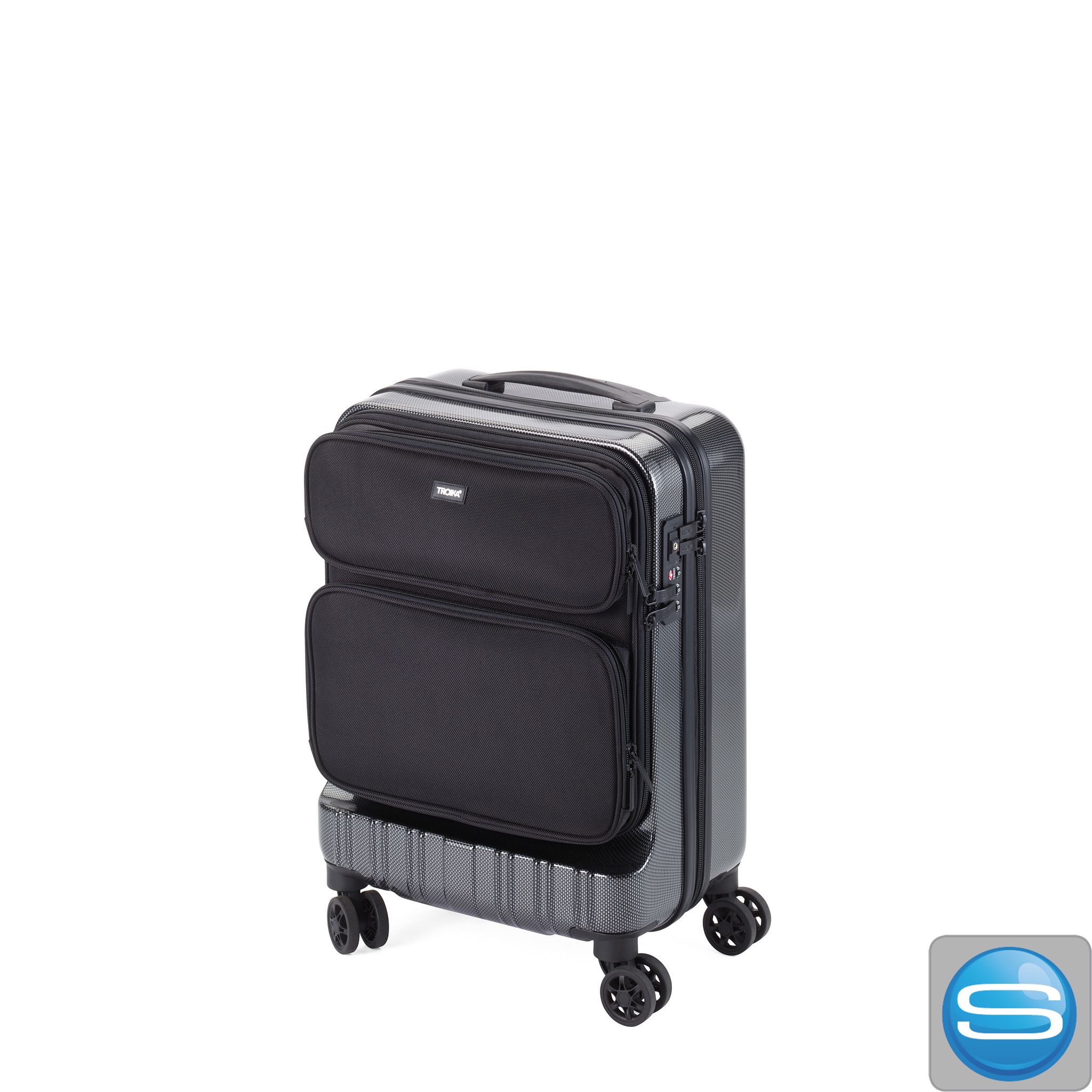Business-Trolley 36 HOURS TROLLEY mit Gravur als Werbeträger