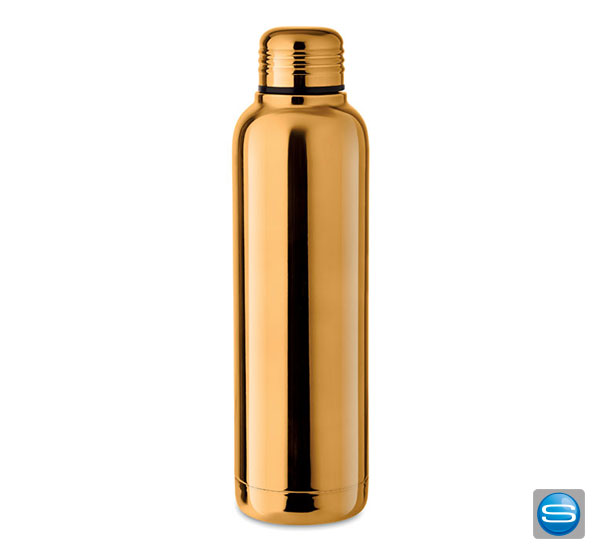 isolierflasche-mit-gravur Trendige Trinkflasche im UV Finish mit Aufdruck