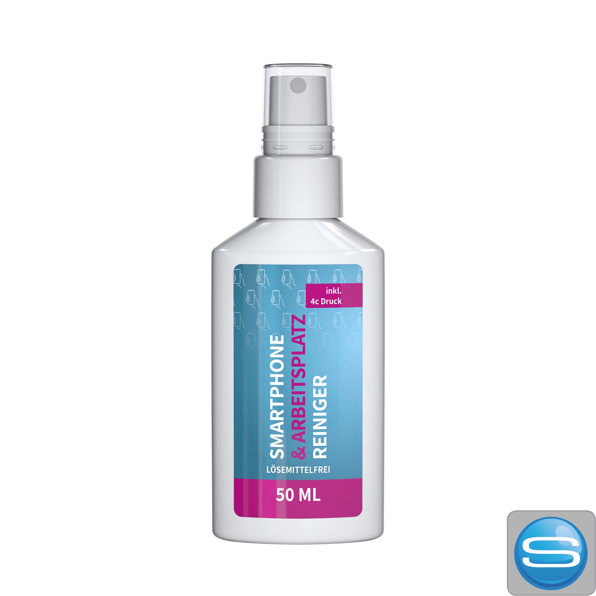 Smartphone & Arbeitsplatz Reiniger 50 ml – nachhaltiger Werbeartikel mit Logodruck