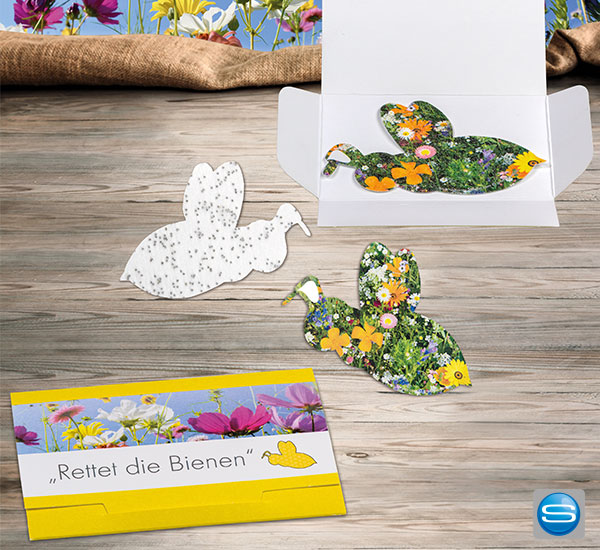 individuell-gestaltbare-samenkarte Samenpapier im Briefchen als Werbeartikel