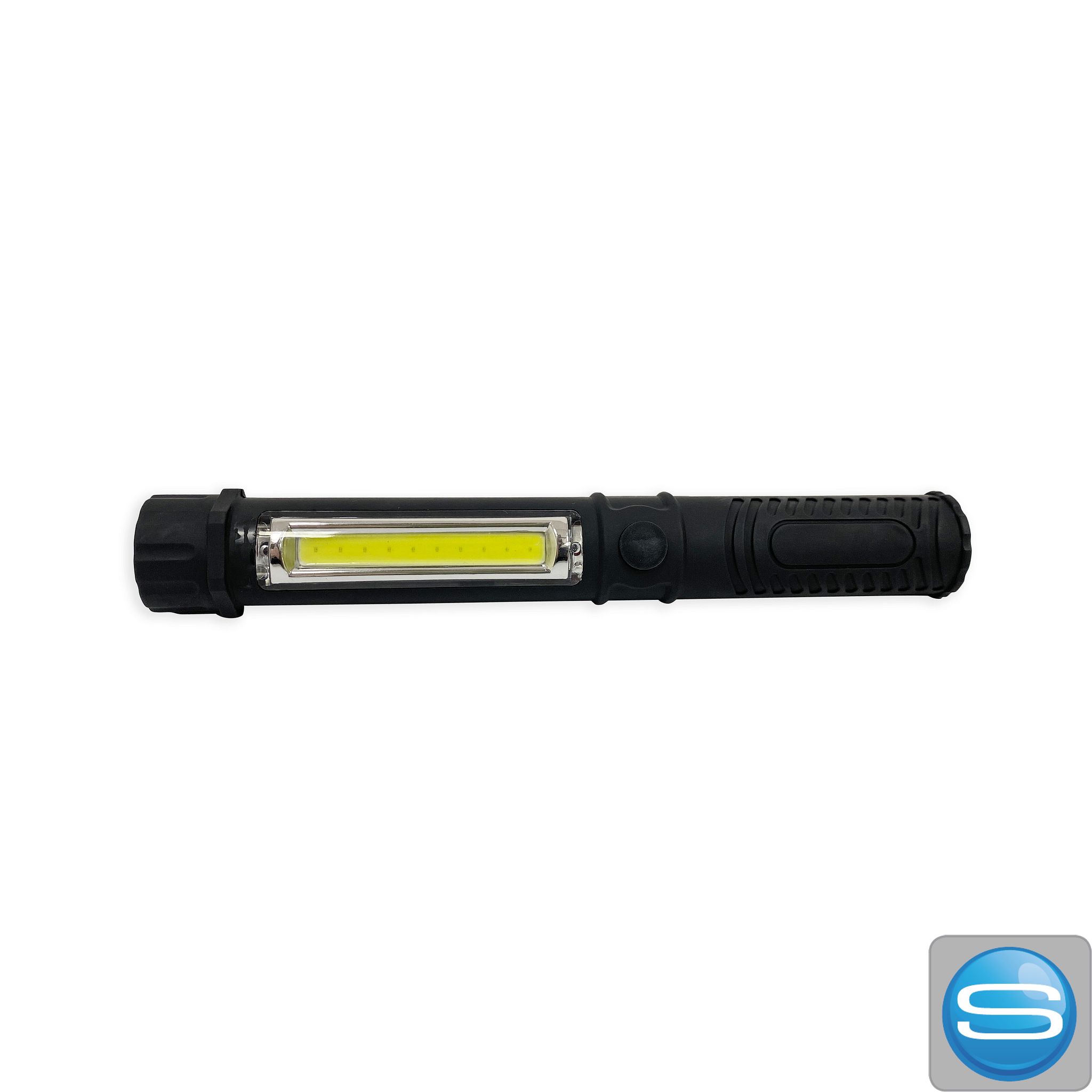 Taschenlampe "Work" schwarz matt mit individuellem Druck