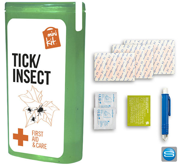 MiniKit Zecken & Insekten mit Logoaufdruck