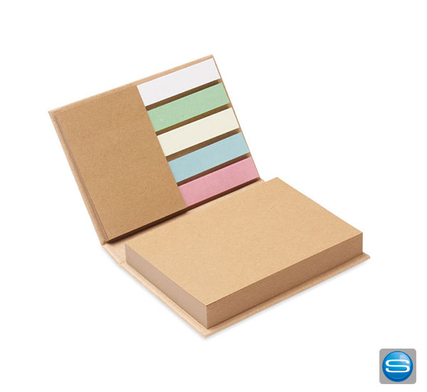 set-haftnotizen-logo-1 Veredelbares Set mit verschieden großen Haftnotizblöcken als Werbegeschenk