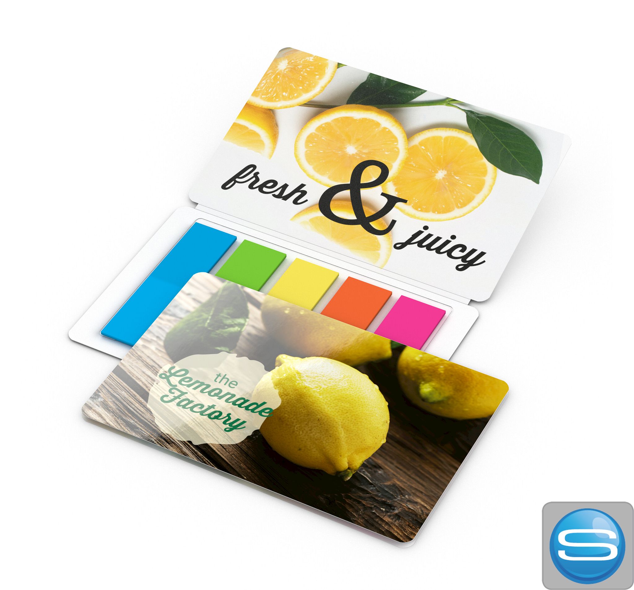 Haftmarker-Set Multi-Card als praktisches Werbe-Gadget