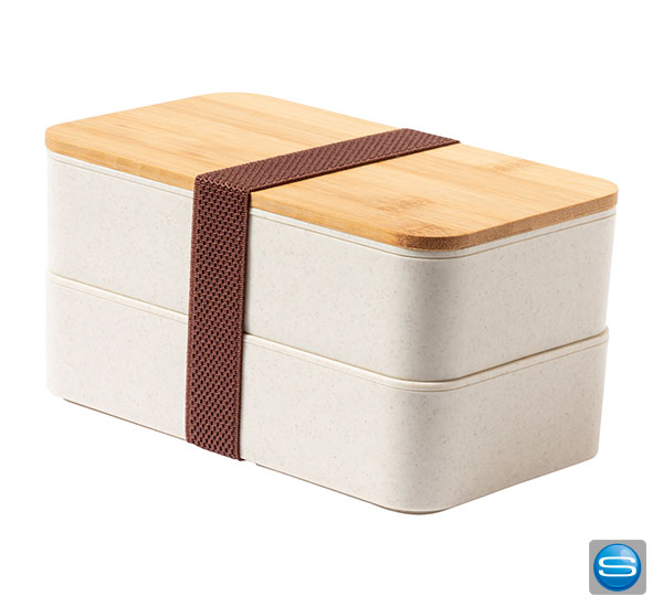 Lunchbox mit Besteckset als Werbegeschenk