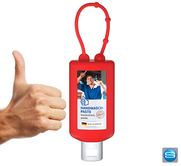 handwaschpaste-mit-logo Handwaschpaste in der Flasche als Werbegeschenk