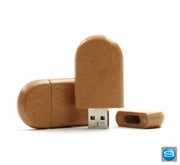 Recycelter USB Stick aus Papier als Werbeartikel